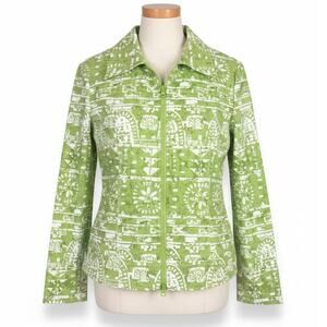 Clara Sunwoo Women‎ L Artsy Eclectic Preppy Coastal Maximalist Abstract Jacket